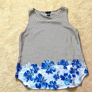 Ann Taylor Mixed Media Tank